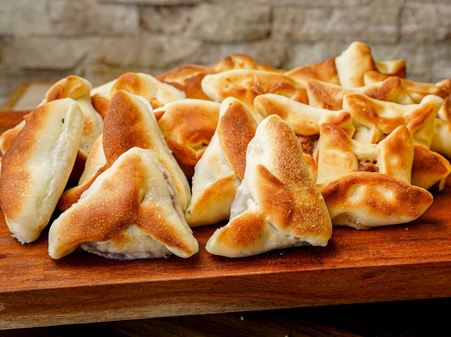 Lebanese manakish spread fresh from the oven